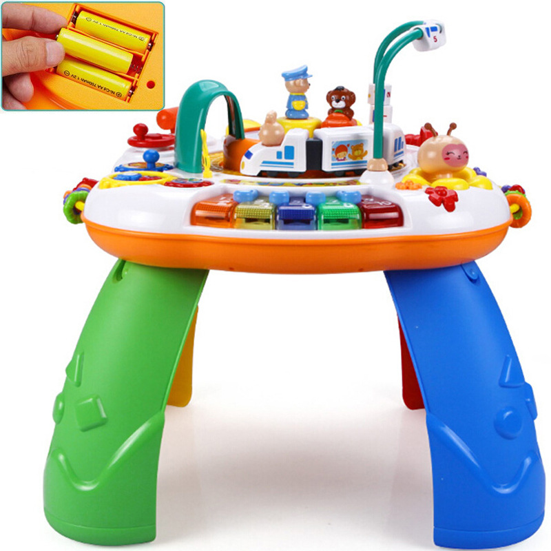 Gu Yu Gaming Table Children&#039;s Study Desk Baby Toy Table Boys and Girls Early Learning Machine Baby and Infant Toys