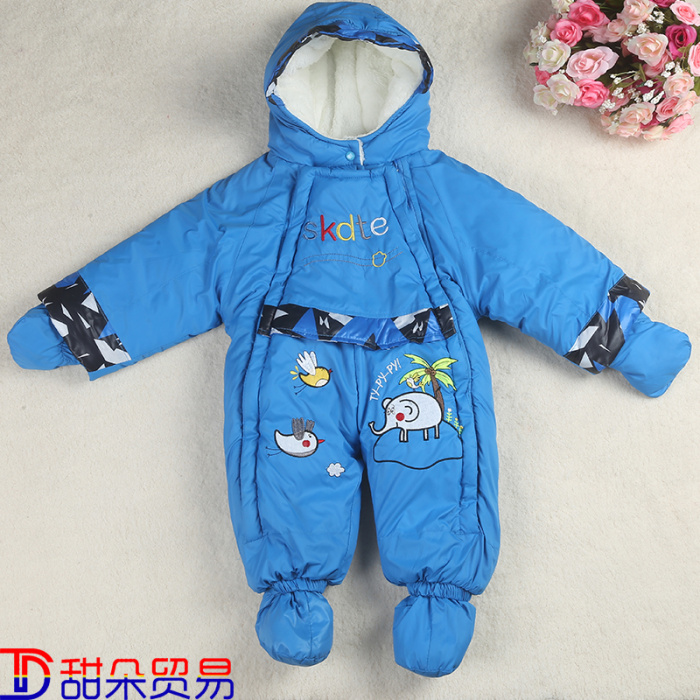 Baby baby clothes cotton padded winter thickened Siamese clothes bag feet warm clothes, sleeping blankets Baby baby clothes cotton padded winter thickened Siamese clothes bag feet warm clothes, sleeping blankets