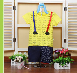 Climbing clothing factory outlets summer cartoon-even baby clothes baby clothes baby clothes baby dress