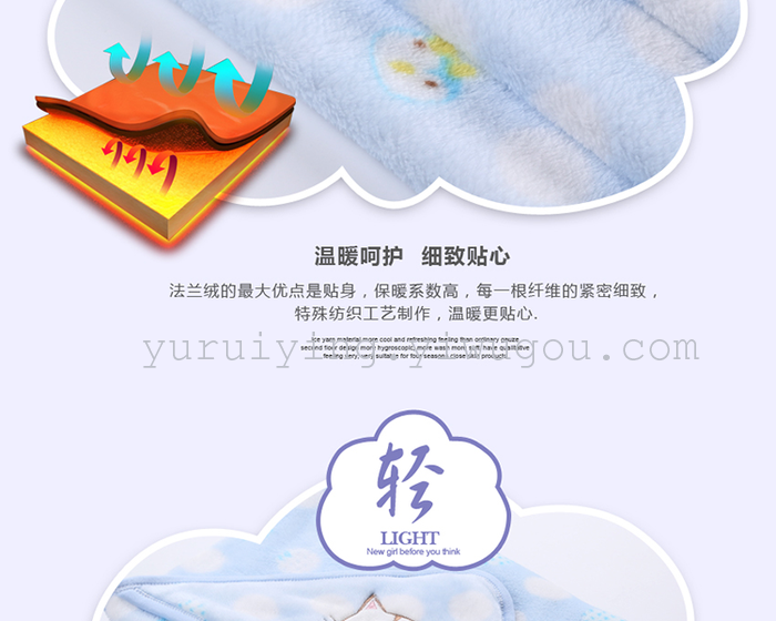 Children's sleeping bag baby sleeping bag to prevent kicking quilt baby sleeping bag blanket