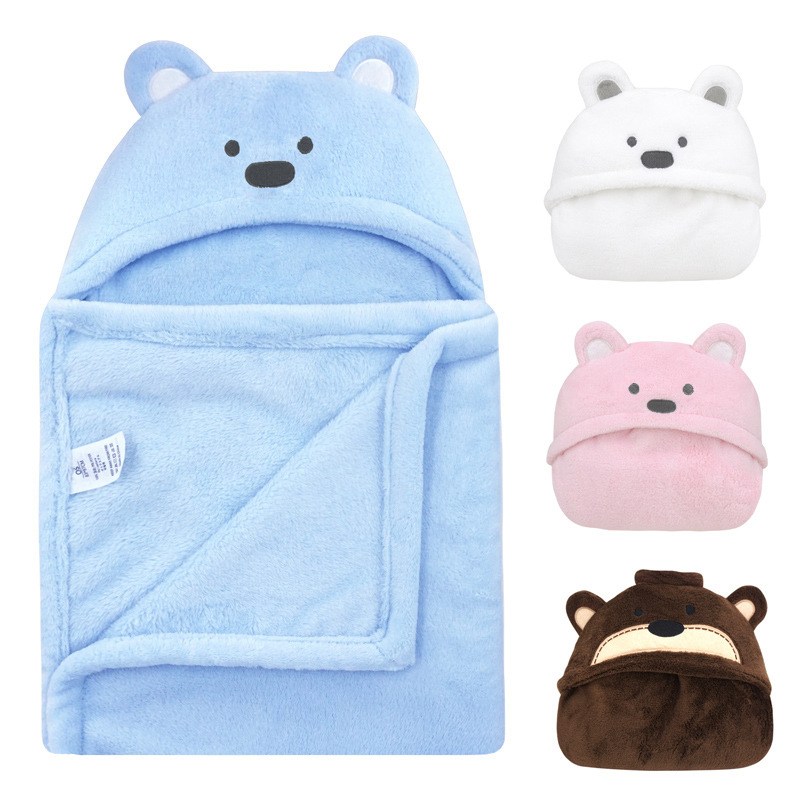 Baby Child Baby Blanket Thickening Winter Baby&#039;s Blanket Coral Fleece Blanket Small Quilt Autumn and Winter Quilt