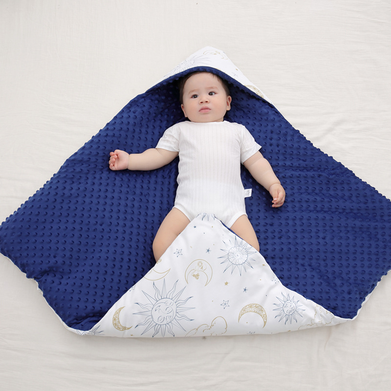Infant Knitted Cotton Printed Baby&#039;s Blanket Warm Quilt Newborn Baby Blanket Baby Blanket