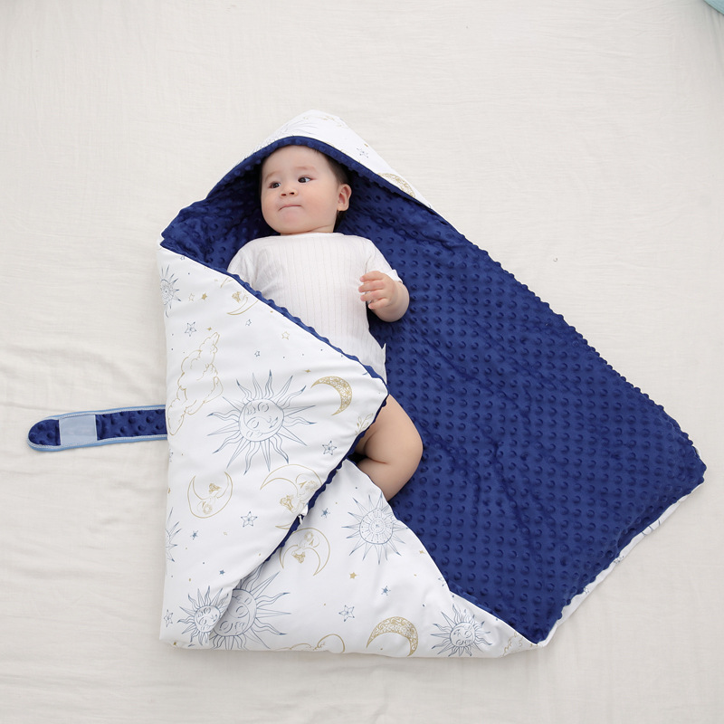 Infant Knitted Cotton Printed Baby&#039;s Blanket Warm Quilt Newborn Baby Blanket Baby Blanket
