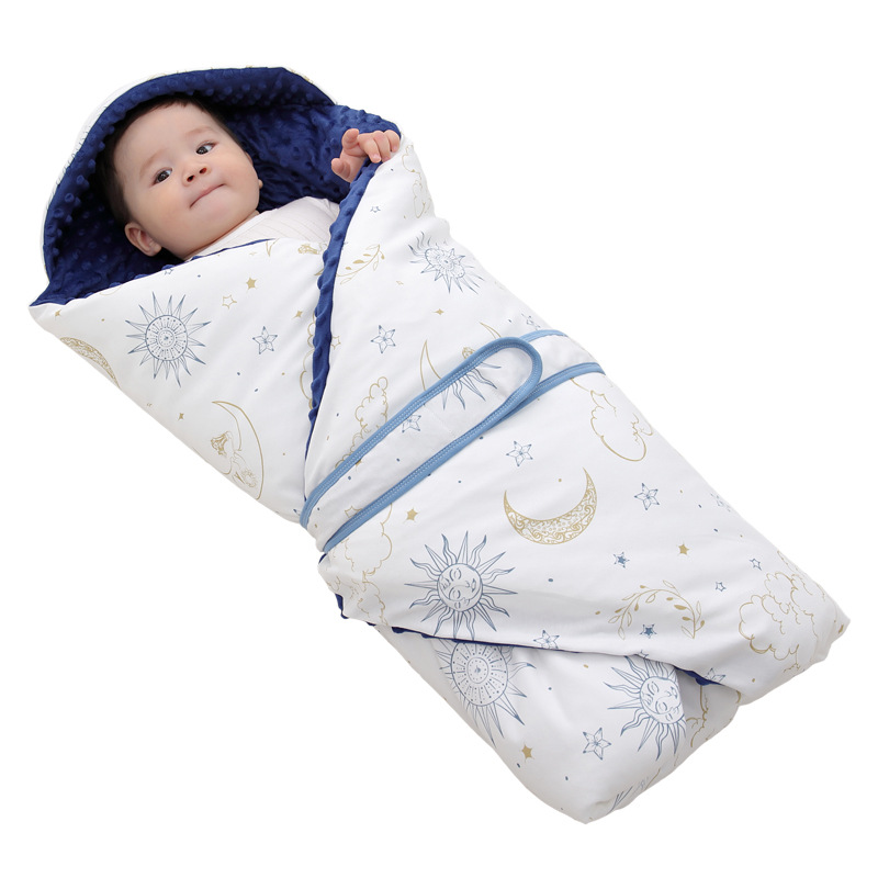 Infant Knitted Cotton Printed Baby&#039;s Blanket Warm Quilt Newborn Baby Blanket Baby Blanket