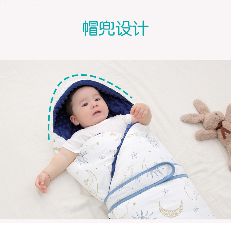 Infant Knitted Cotton Printed Baby's Blanket Warm Quilt Newborn Baby Blanket Baby Blanket
