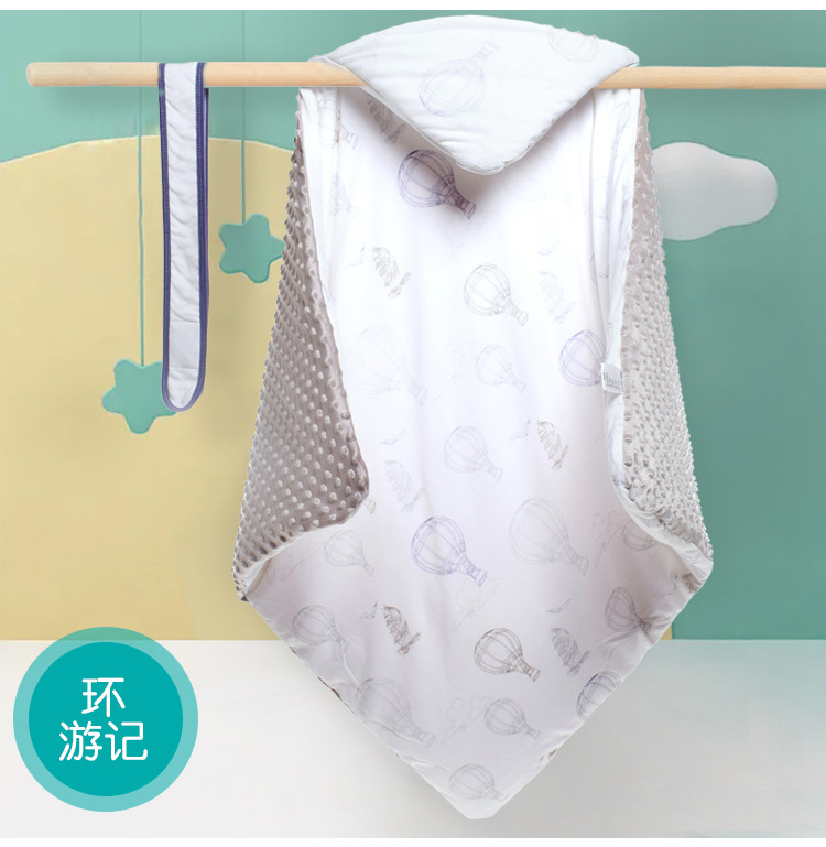 Infant Knitted Cotton Printed Baby's Blanket Warm Quilt Newborn Baby Blanket Baby Blanket