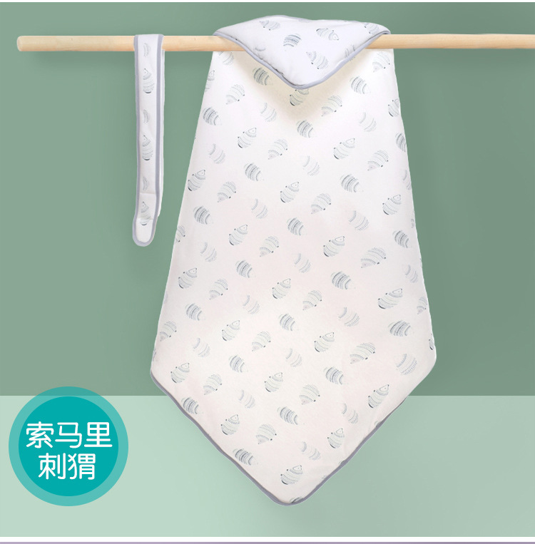Infant Knitted Cotton Printed Baby's Blanket Warm Quilt Newborn Baby Blanket Baby Blanket