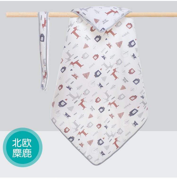 Infant Knitted Cotton Printed Baby's Blanket Warm Quilt Newborn Baby Blanket Baby Blanket