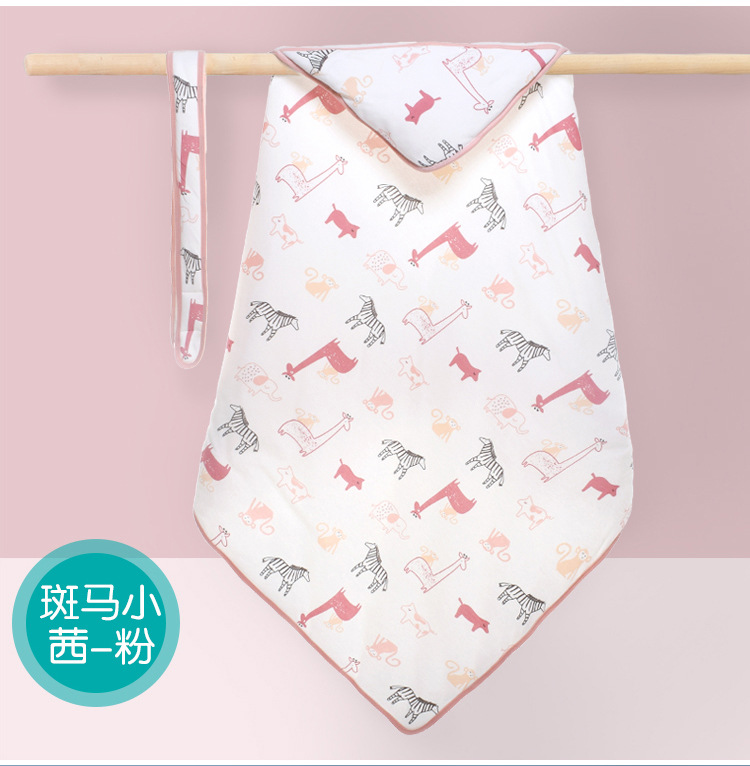 Infant Knitted Cotton Printed Baby's Blanket Warm Quilt Newborn Baby Blanket Baby Blanket