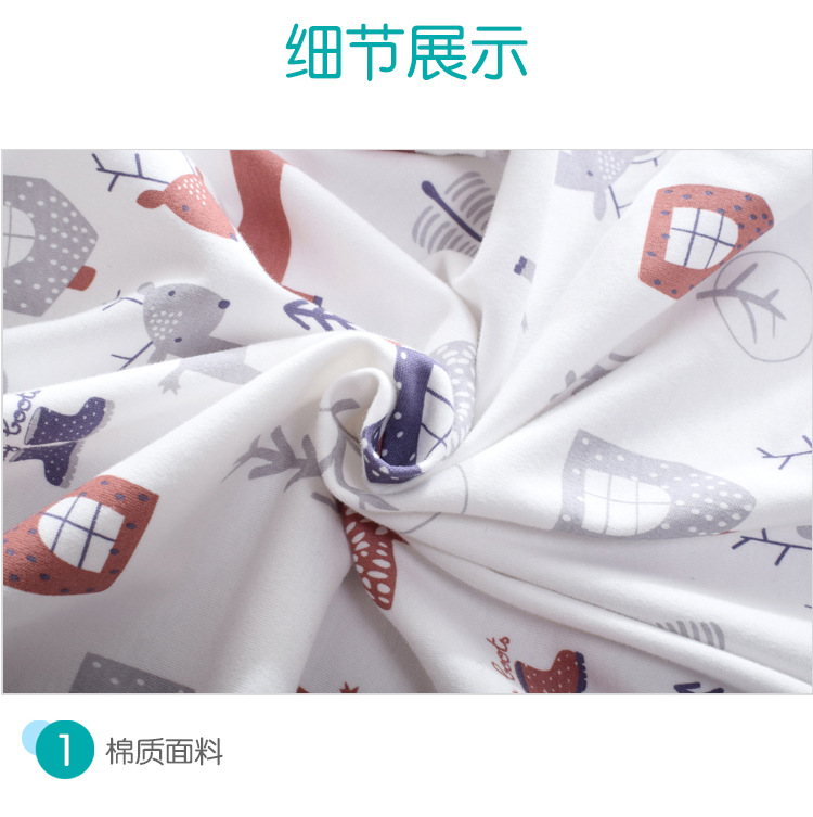 Infant Knitted Cotton Printed Baby's Blanket Warm Quilt Newborn Baby Blanket Baby Blanket