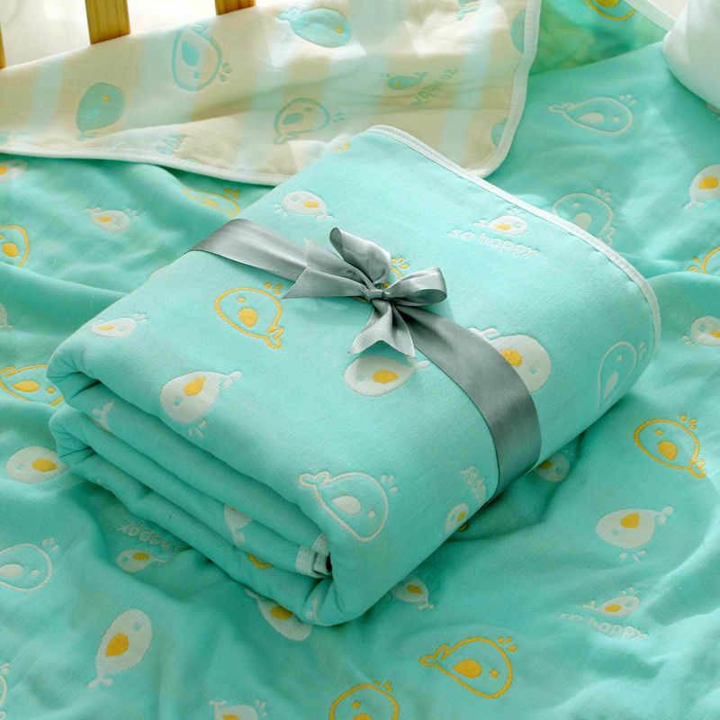 SixLayer Gauze Towel Quilt Newborn Bath Towel Baby&#039;s Blanket Cotton Kindergarten Cover Blanket s Customization