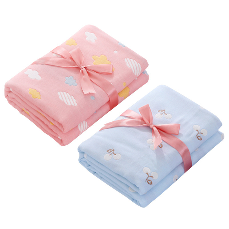 SixLayer Gauze Towel Quilt Newborn Bath Towel Baby&#039;s Blanket Cotton Kindergarten Cover Blanket s Customization