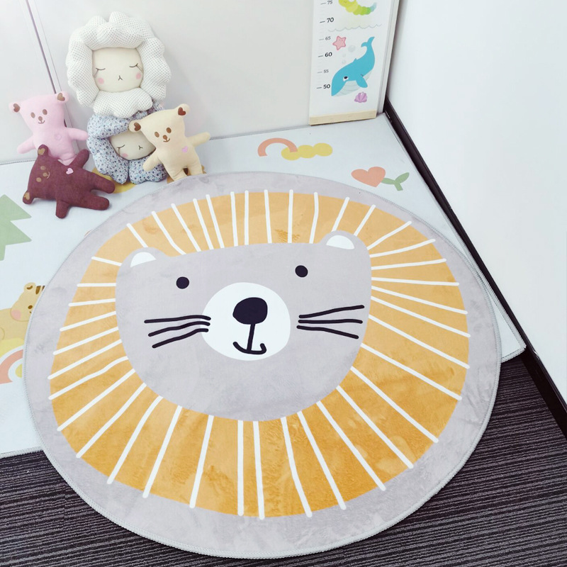 Nordic Ins Leaf Shaped Shape Floor Mat Kids' Play Mat Baby Blanket Baby Room Decoration Carpet Cotton Quilt
