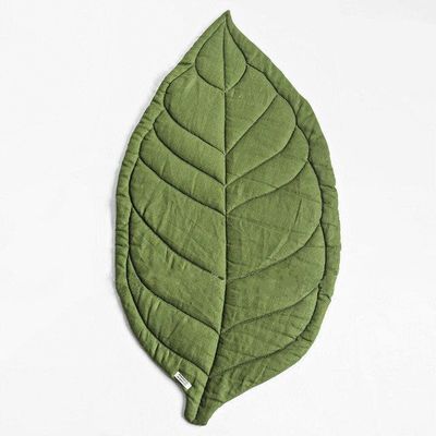 Nordic Ins Leaf Shaped Shape Floor Mat Kids' Play Mat Baby Blanket Baby Room Decoration Carpet Cotton Quilt