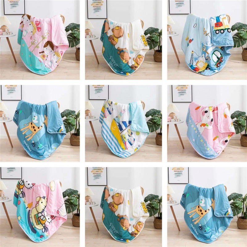 Children&#039;s Drive Summer Blanket Baby Nap Airable Cover Kindergarten Summer Thin Small Quilt Whole