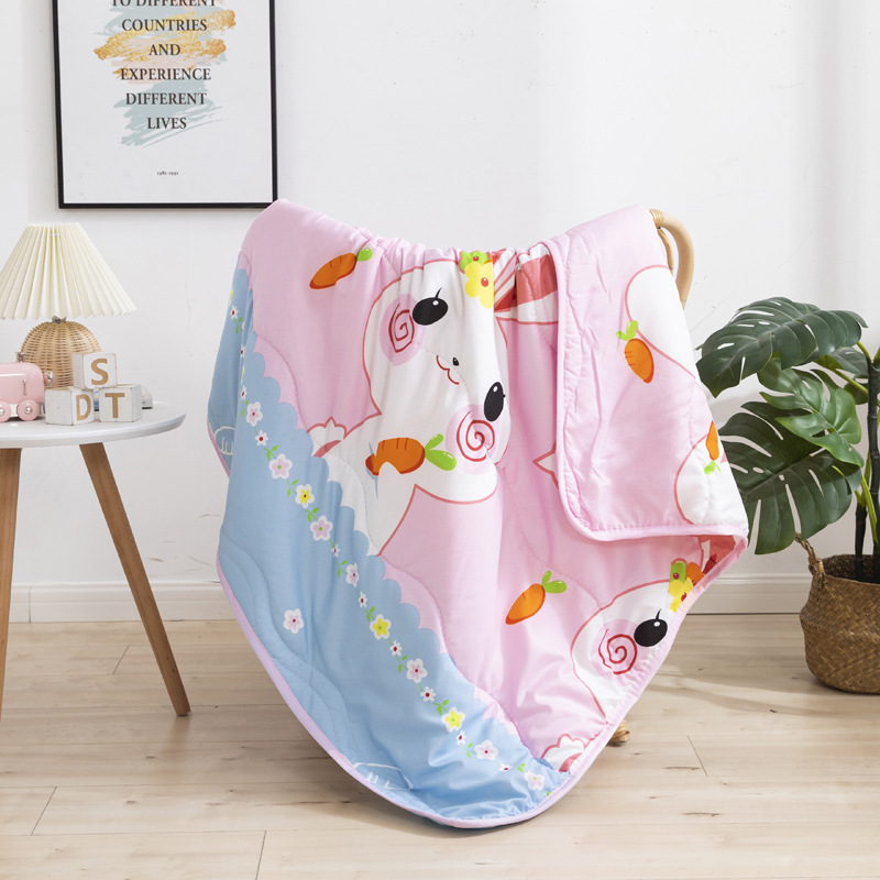 Children's Drive Summer Blanket Baby Nap Airable Cover Kindergarten Summer Thin Small Quilt Whole