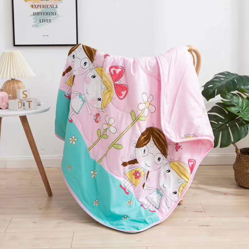 Children's Drive Summer Blanket Baby Nap Airable Cover Kindergarten Summer Thin Small Quilt Whole