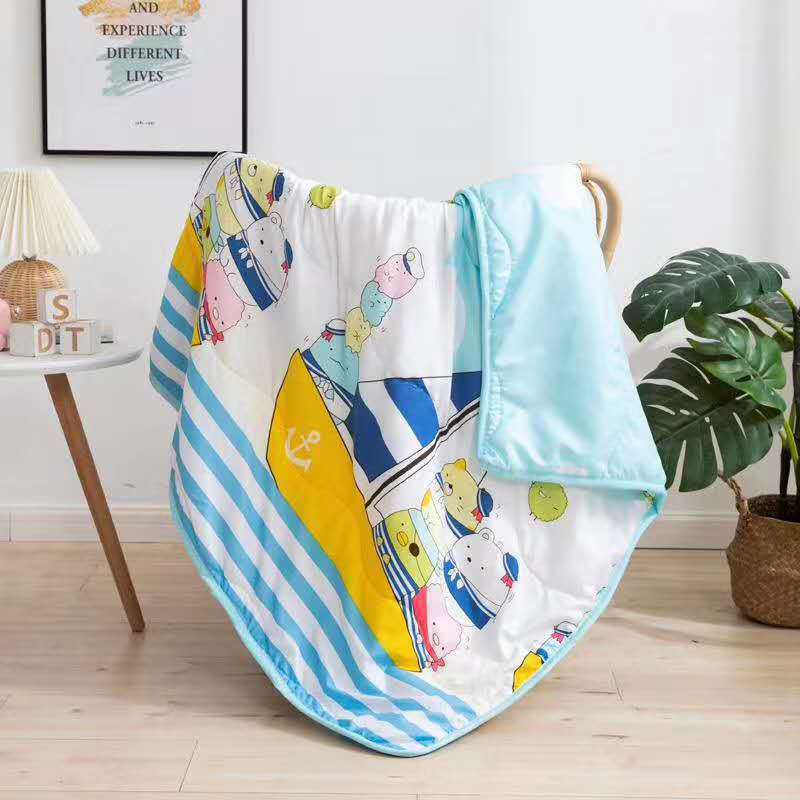 Children's Drive Summer Blanket Baby Nap Airable Cover Kindergarten Summer Thin Small Quilt Whole
