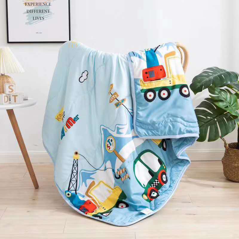 Children's Drive Summer Blanket Baby Nap Airable Cover Kindergarten Summer Thin Small Quilt Whole