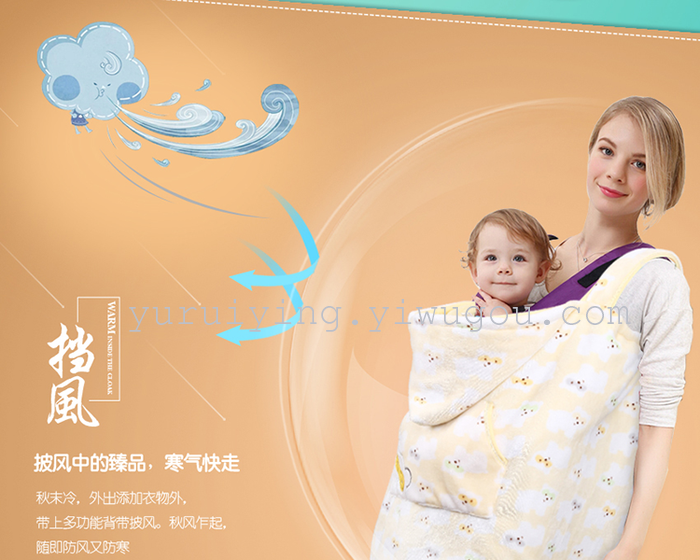 Children's sleeping bag, cotton thickened baby hold quilt sleeping bag to prevent kicking quilt blanket newborn Children's sleeping bag, cotton thickened baby hold quilt sleeping bag to prevent kicking quilt blanket newborn