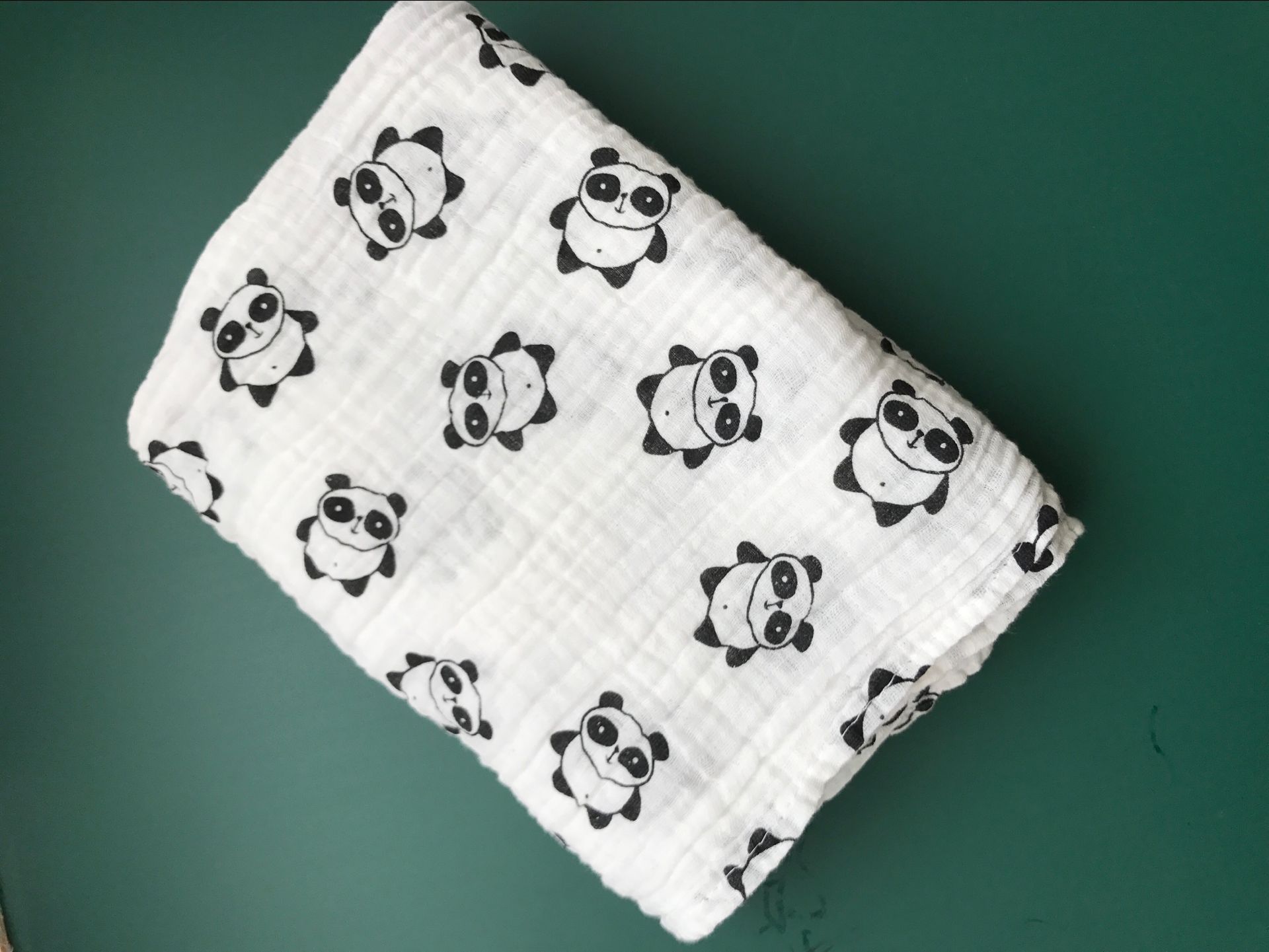 Newborn Bath Towel Muslim Gauze Cartoon Baby Baby's Blanket Cotton Muslin Gauze Quilt Baby Blanket Customized