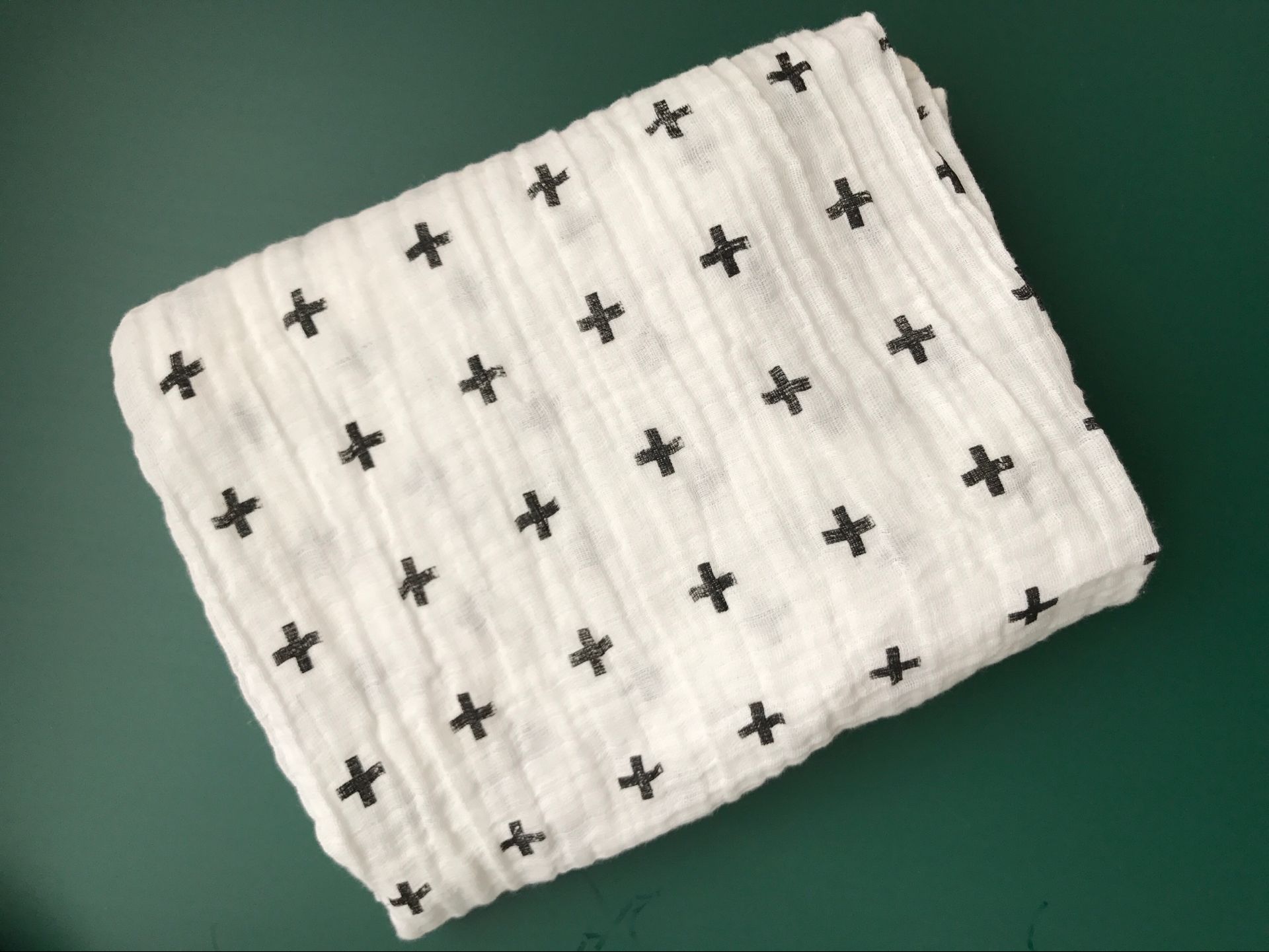 Newborn Bath Towel Muslim Gauze Cartoon Baby Baby's Blanket Cotton Muslin Gauze Quilt Baby Blanket Customized