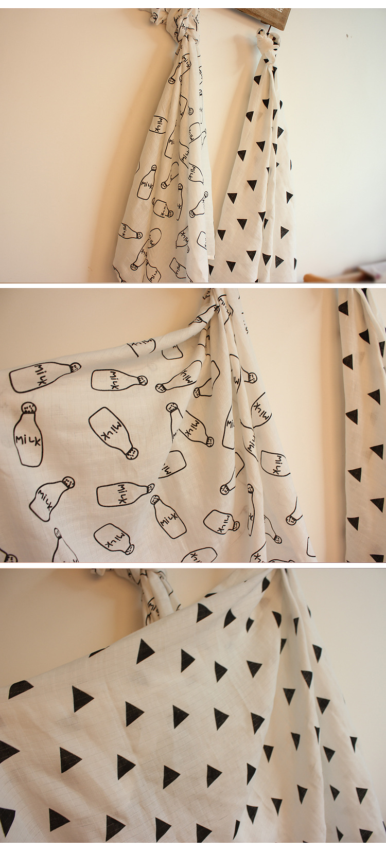 Newborn Bath Towel Muslim Gauze Cartoon Baby Baby's Blanket Cotton Muslin Gauze Quilt Baby Blanket Customized
