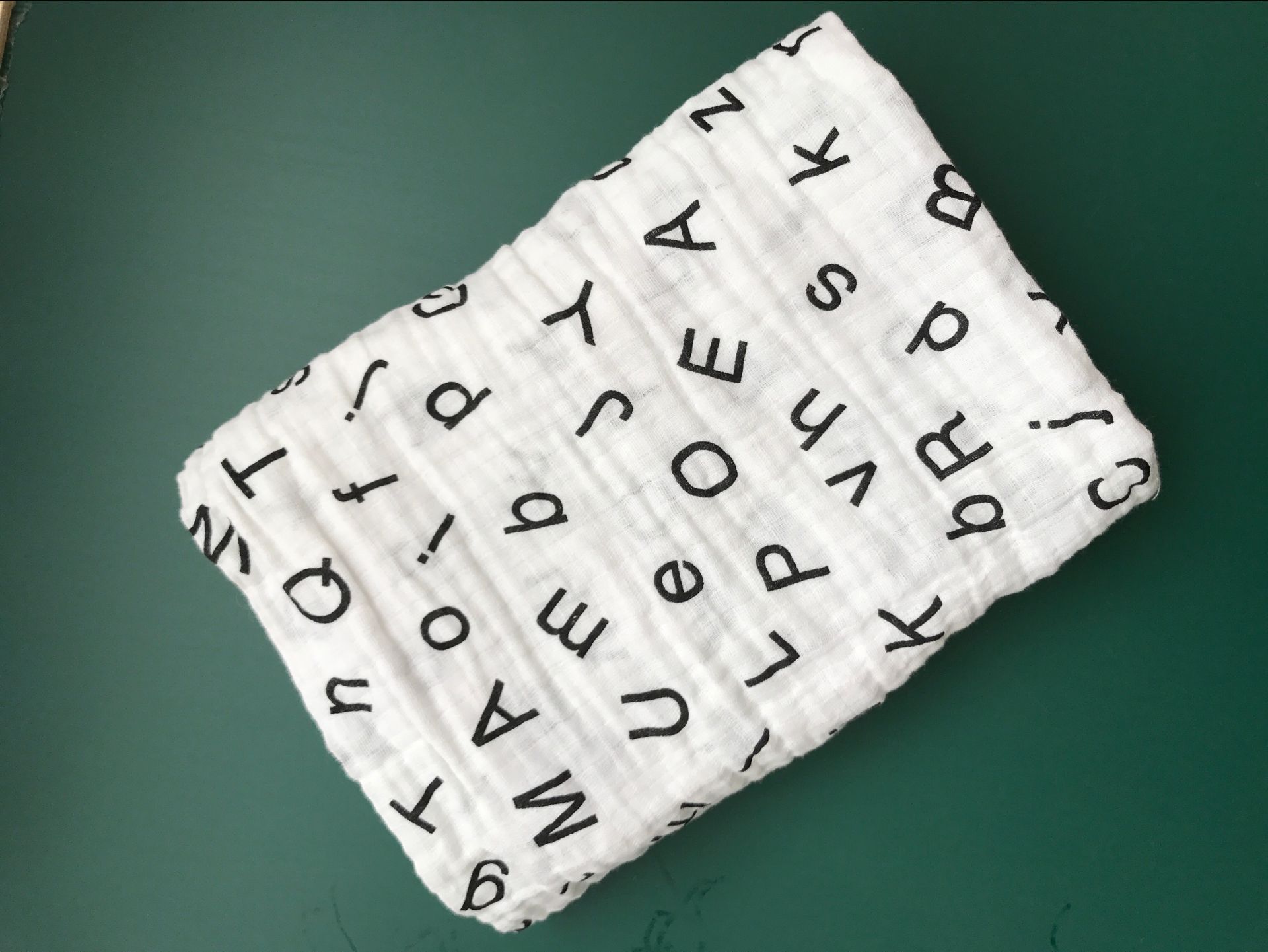 Newborn Bath Towel Muslim Gauze Cartoon Baby Baby's Blanket Cotton Muslin Gauze Quilt Baby Blanket Customized