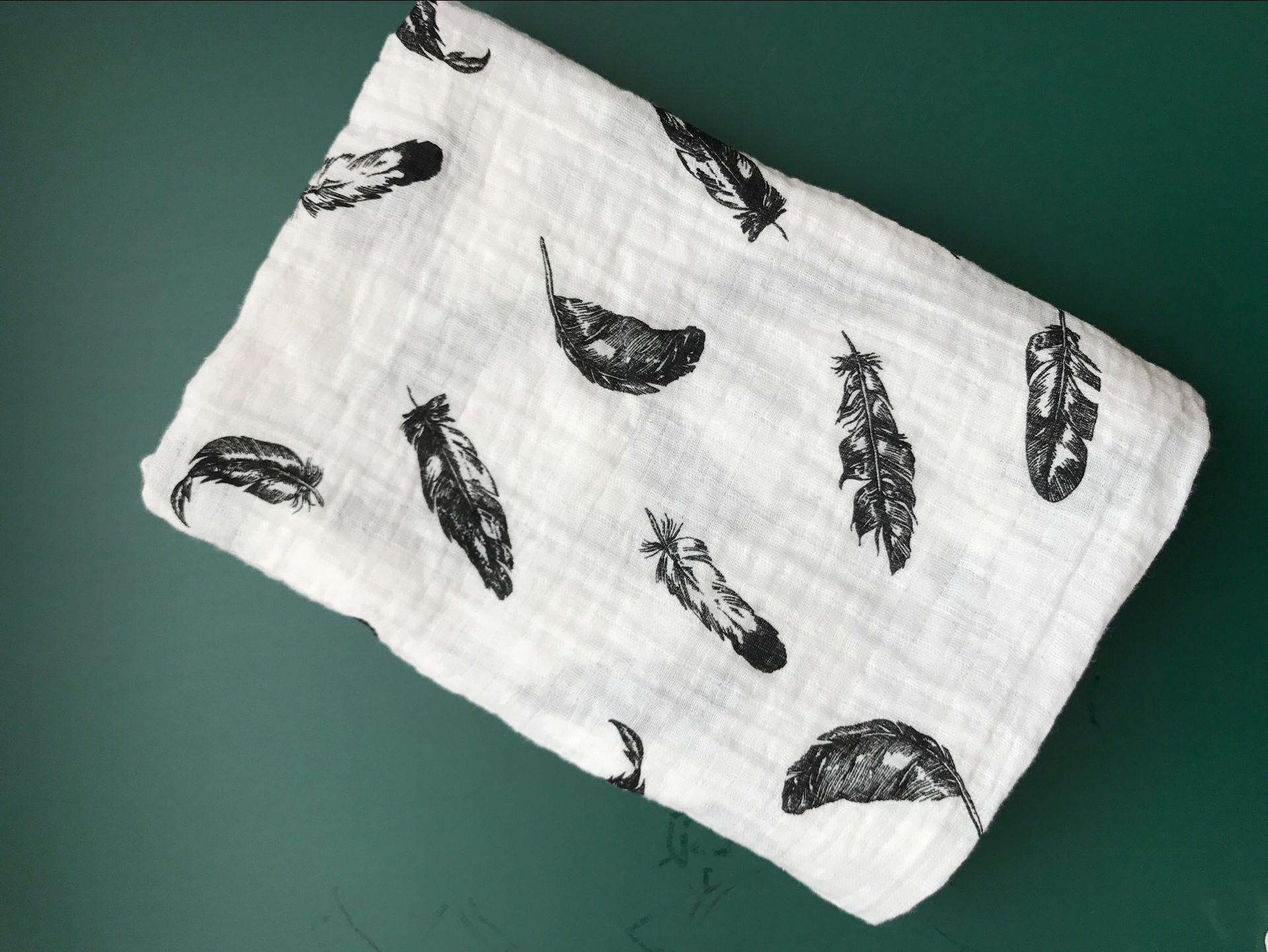 Newborn Bath Towel Muslim Gauze Cartoon Baby Baby's Blanket Cotton Muslin Gauze Quilt Baby Blanket Customized
