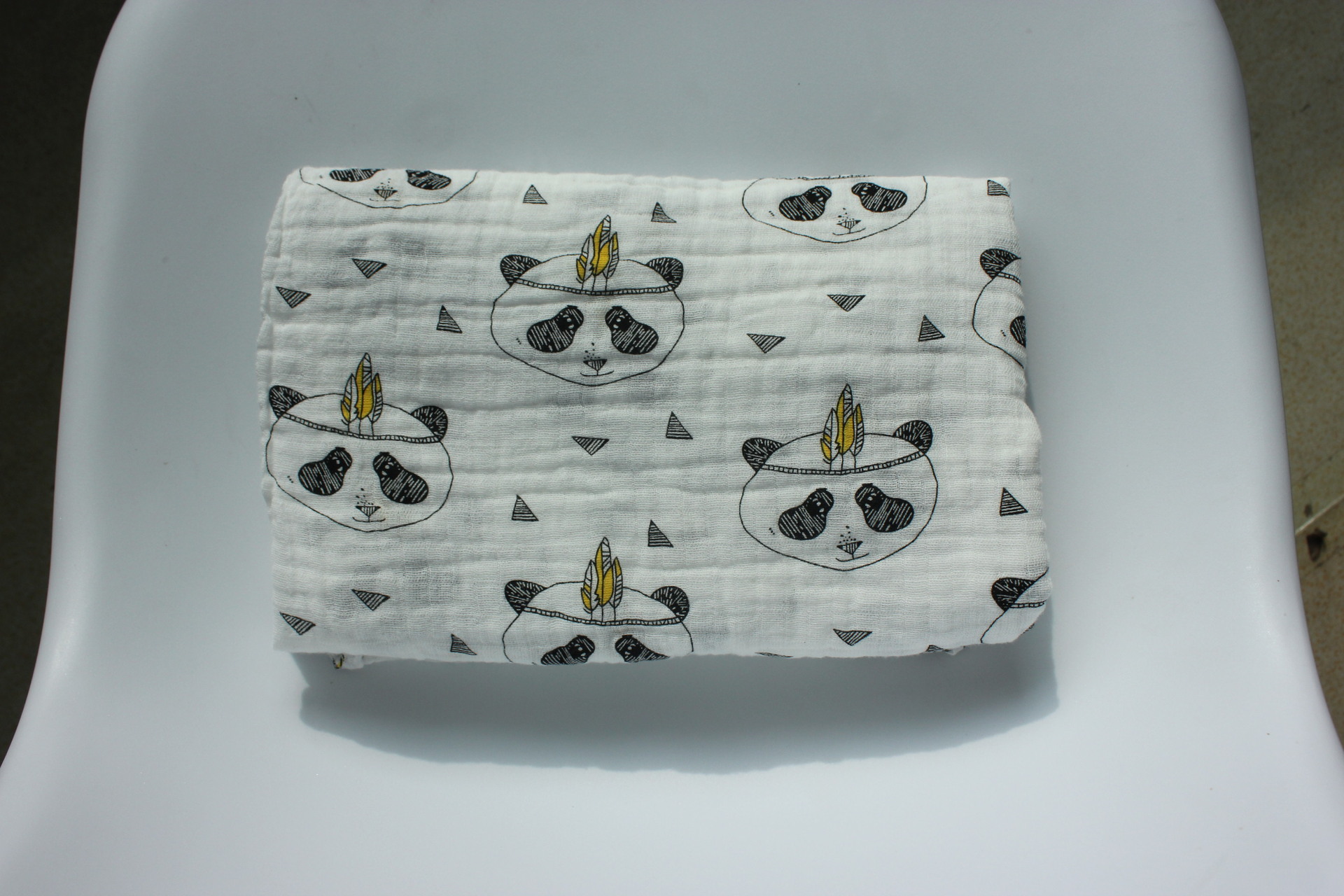 Newborn Bath Towel Muslim Gauze Cartoon Baby Baby's Blanket Cotton Muslin Gauze Quilt Baby Blanket Customized