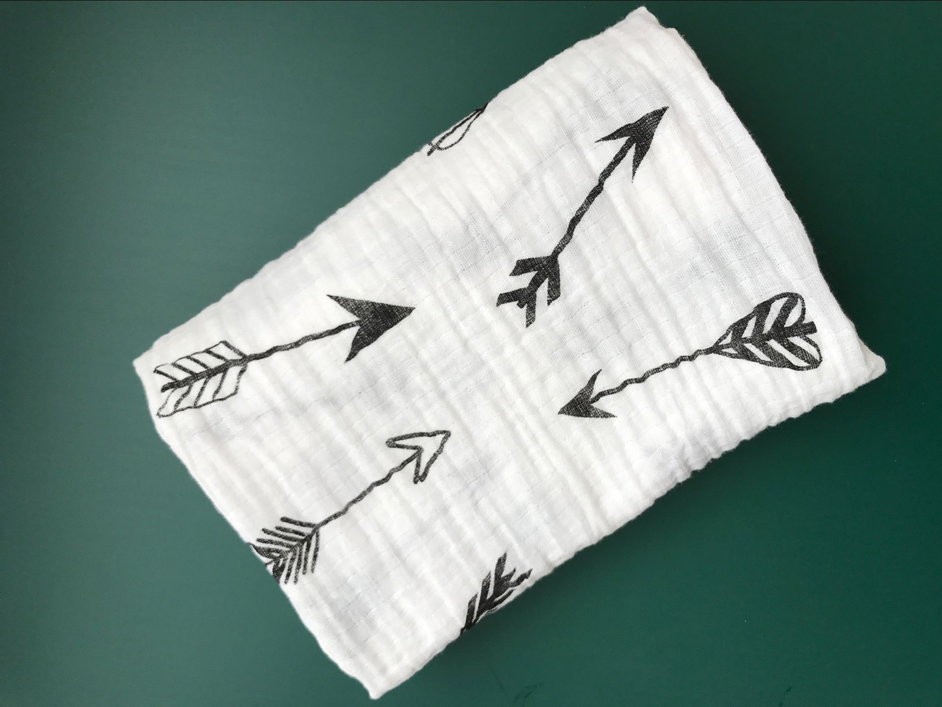 Newborn Bath Towel Muslim Gauze Cartoon Baby Baby's Blanket Cotton Muslin Gauze Quilt Baby Blanket Customized