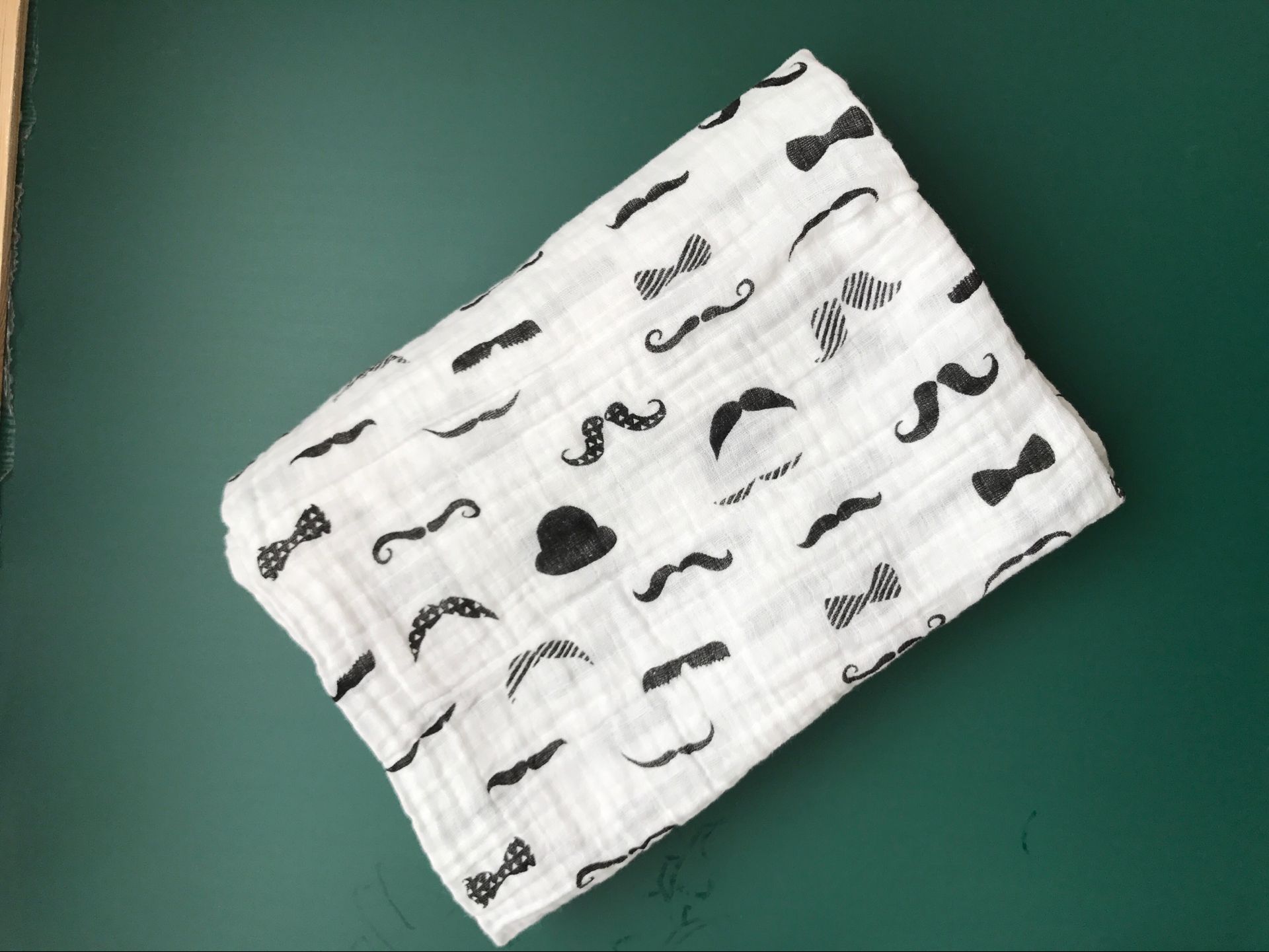 Newborn Bath Towel Muslim Gauze Cartoon Baby Baby's Blanket Cotton Muslin Gauze Quilt Baby Blanket Customized