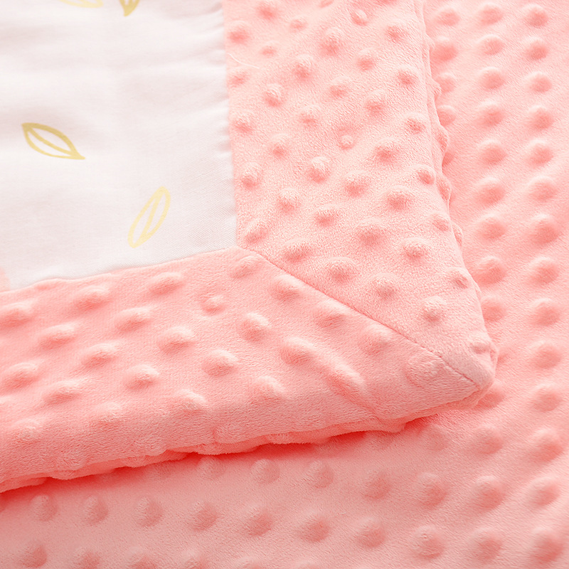 Baby Blanket Winter Thickening Newborn Cover Blanket Baby Quilt Men and Women Baby Blanket Bubble Velvet Four Seasons