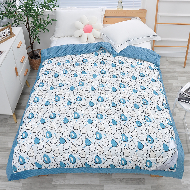 Baby Blanket Winter Thickening Newborn Cover Blanket Baby Quilt Men and Women Baby Blanket Bubble Velvet Four Seasons