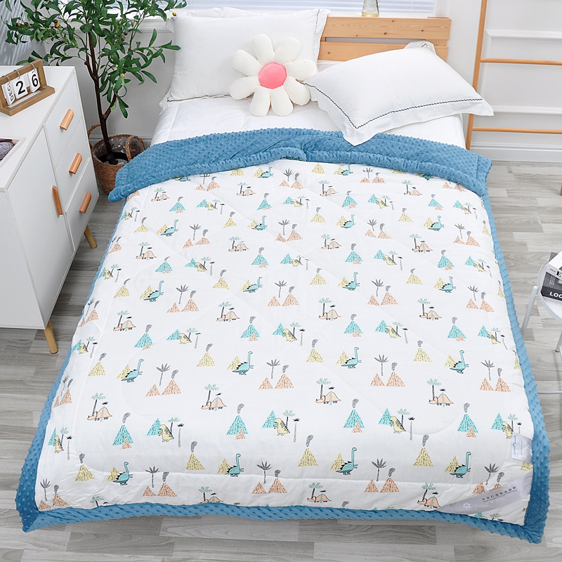 Baby Blanket Winter Thickening Newborn Cover Blanket Baby Quilt Men and Women Baby Blanket Bubble Velvet Four Seasons