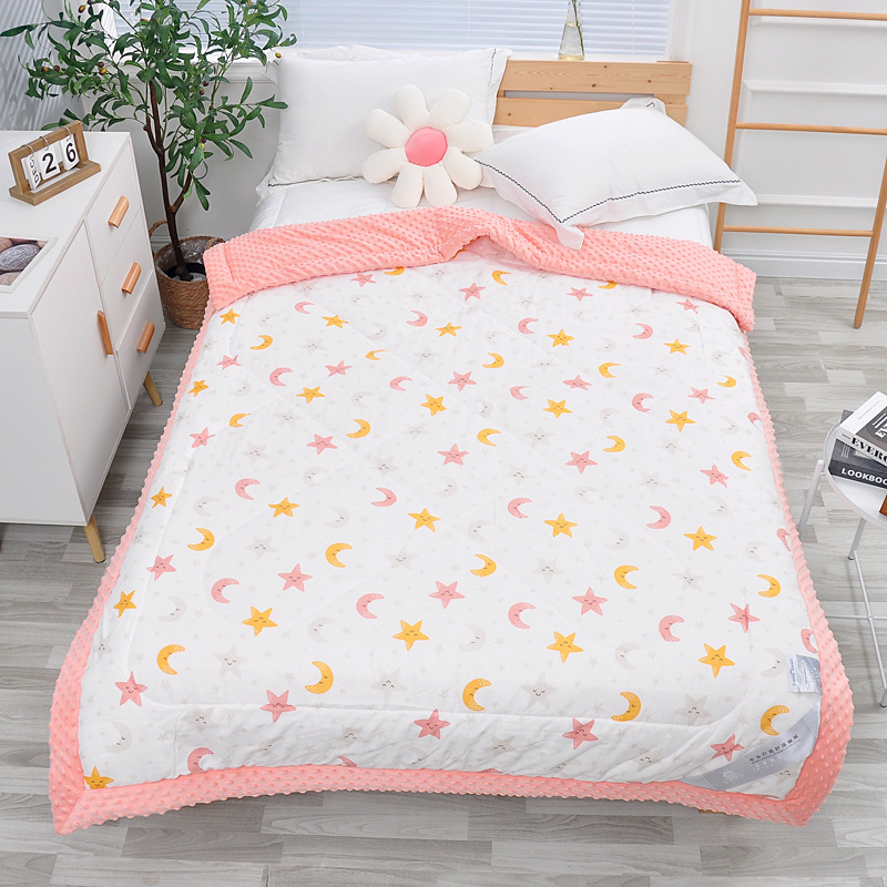 Baby Blanket Winter Thickening Newborn Cover Blanket Baby Quilt Men and Women Baby Blanket Bubble Velvet Four Seasons