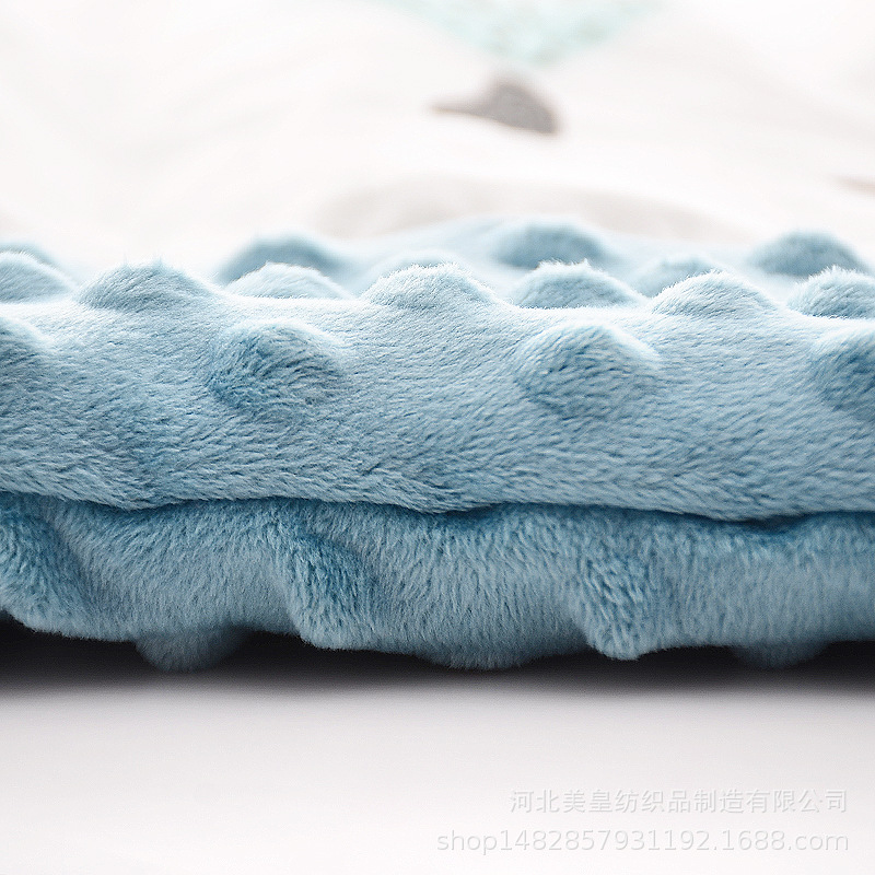 Baby Blanket Winter Thickening Newborn Cover Blanket Baby Quilt Men and Women Baby Blanket Bubble Velvet Four Seasons