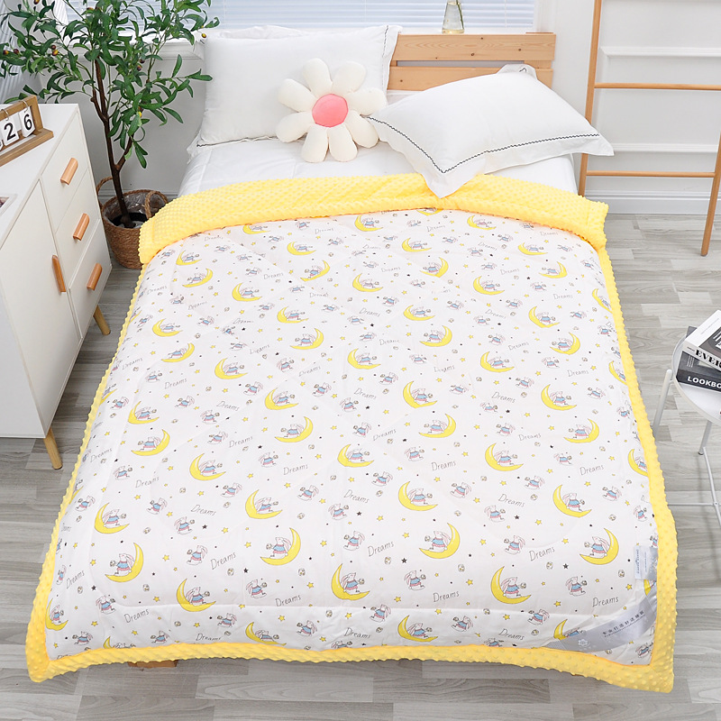 Baby Blanket Winter Thickening Newborn Cover Blanket Baby Quilt Men and Women Baby Blanket Bubble Velvet Four Seasons
