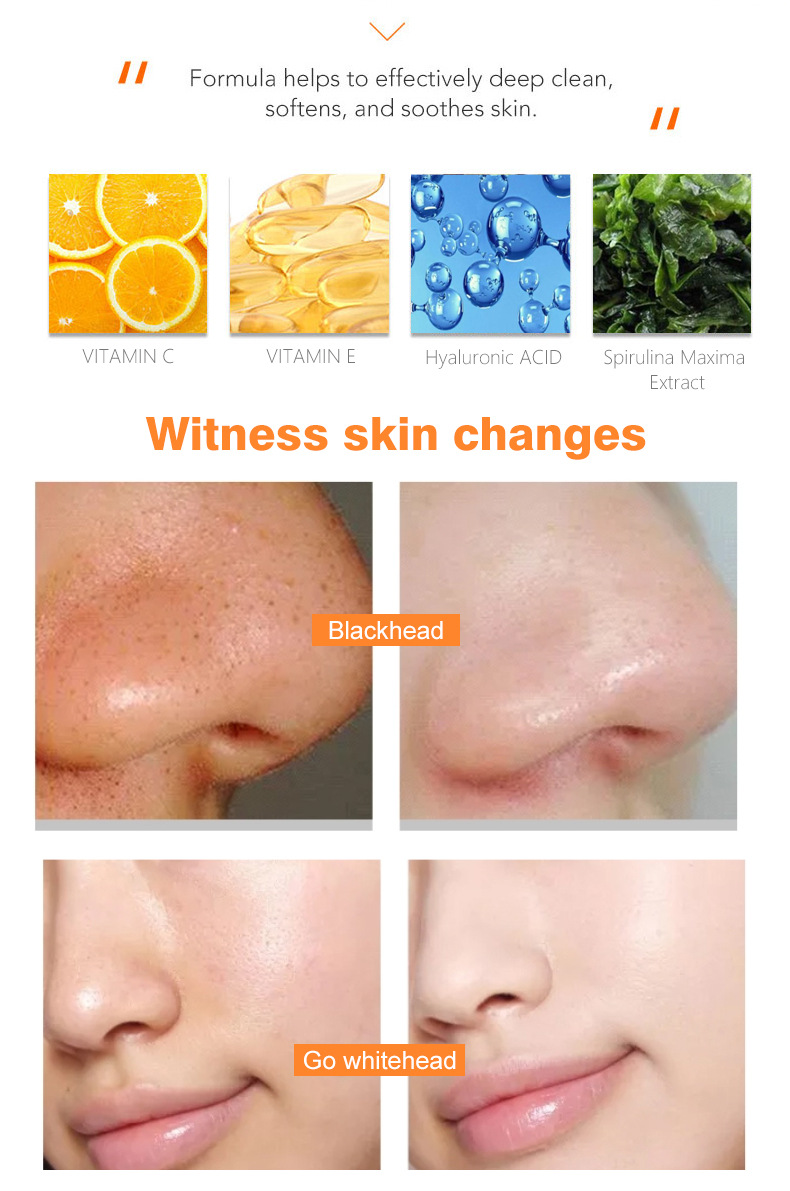 Cross-Border Cibee 118ml VC Tearing Mask Seaweed Essence Soft Moisture Replenishment Tearing Mask Wholesale