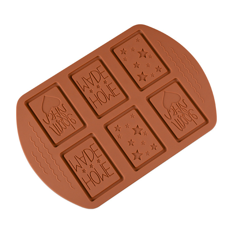 Silicone Chocolate Mold Amazon Porous Cookie Cutter Heart-Shaped Letters Multiple Patterns Creative Baking Tools