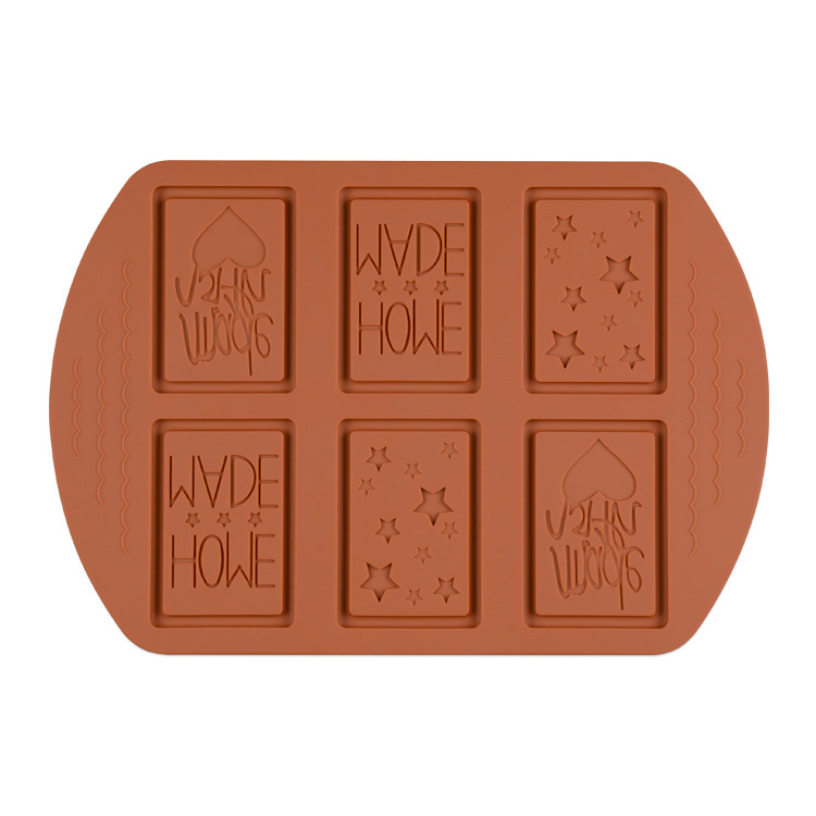 Silicone Chocolate Mold Amazon Porous Cookie Cutter Heart-Shaped Letters Multiple Patterns Creative Baking Tools