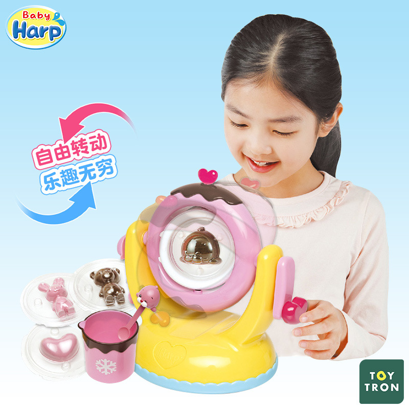 Authentic Korean Imported Hapou 3D Chocolate Machine Children&#039;s DIY Handmade Play House Toys 3-7 Years Old