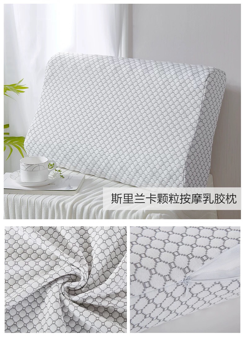 Latex Pillow Thailand Imported Cervical Pillow Single Household Rubber Double Pillow Natural Pillow
