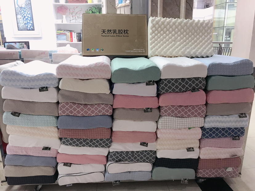 Latex Pillow Thailand Imported Cervical Pillow Single Household Rubber Double Pillow Natural Pillow