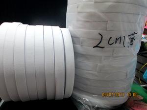 White spot 2 cm thin (yarn forty two-fourths) imported rubber and Zhu elastic band