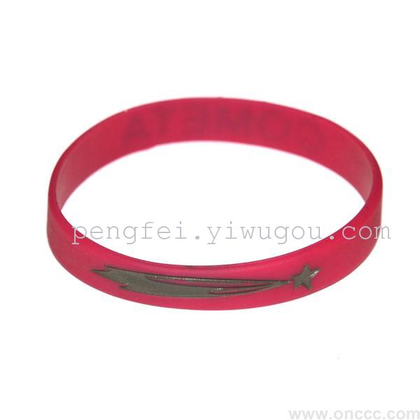 Red silicone bracelet wholesale imported rubber elastic elastic rubber ring of cattle