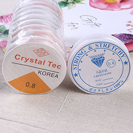 60 meters imported flat crystal thread Buddha bead bead thread diy hand knitting bracelet string string 60 meters imported flat crystal thread Buddha bead bead thread diy hand knitting bracelet string string
