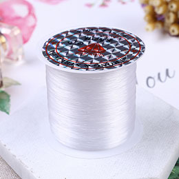60 meters imported flat crystal thread Buddha bead bead thread diy hand knitting bracelet string string 60 meters imported flat crystal thread Buddha bead bead thread diy hand knitting bracelet string string