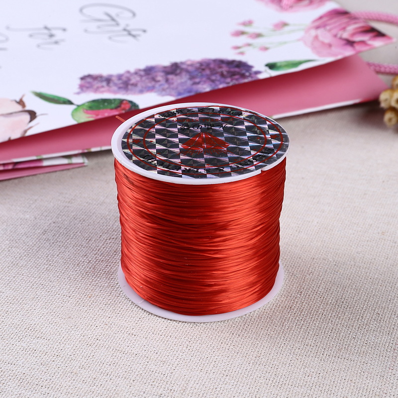 60 meters imported flat crystal thread Buddha bead bead thread diy hand knitting bracelet string string 60 meters imported flat crystal thread Buddha bead bead thread diy hand knitting bracelet string string