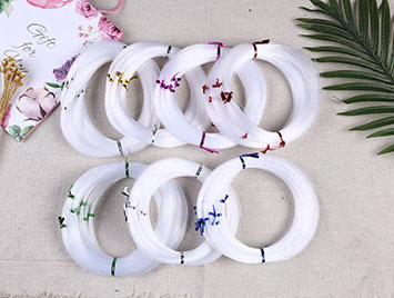 60 meters imported flat crystal thread Buddha bead bead thread diy hand knitting bracelet string string 60 meters imported flat crystal thread Buddha bead bead thread diy hand knitting bracelet string string